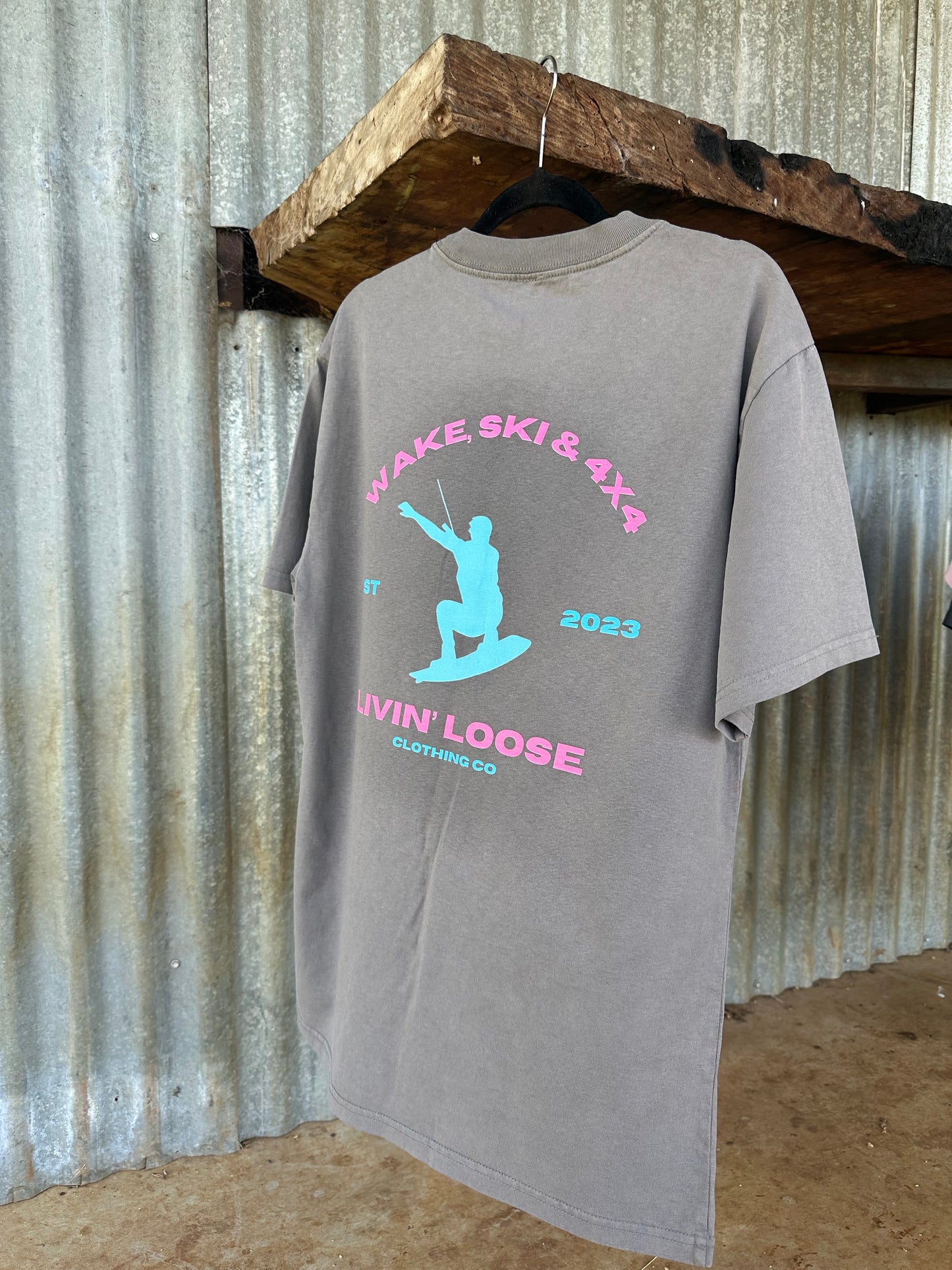 Wake, Ski & 4X4 Heavy Tee