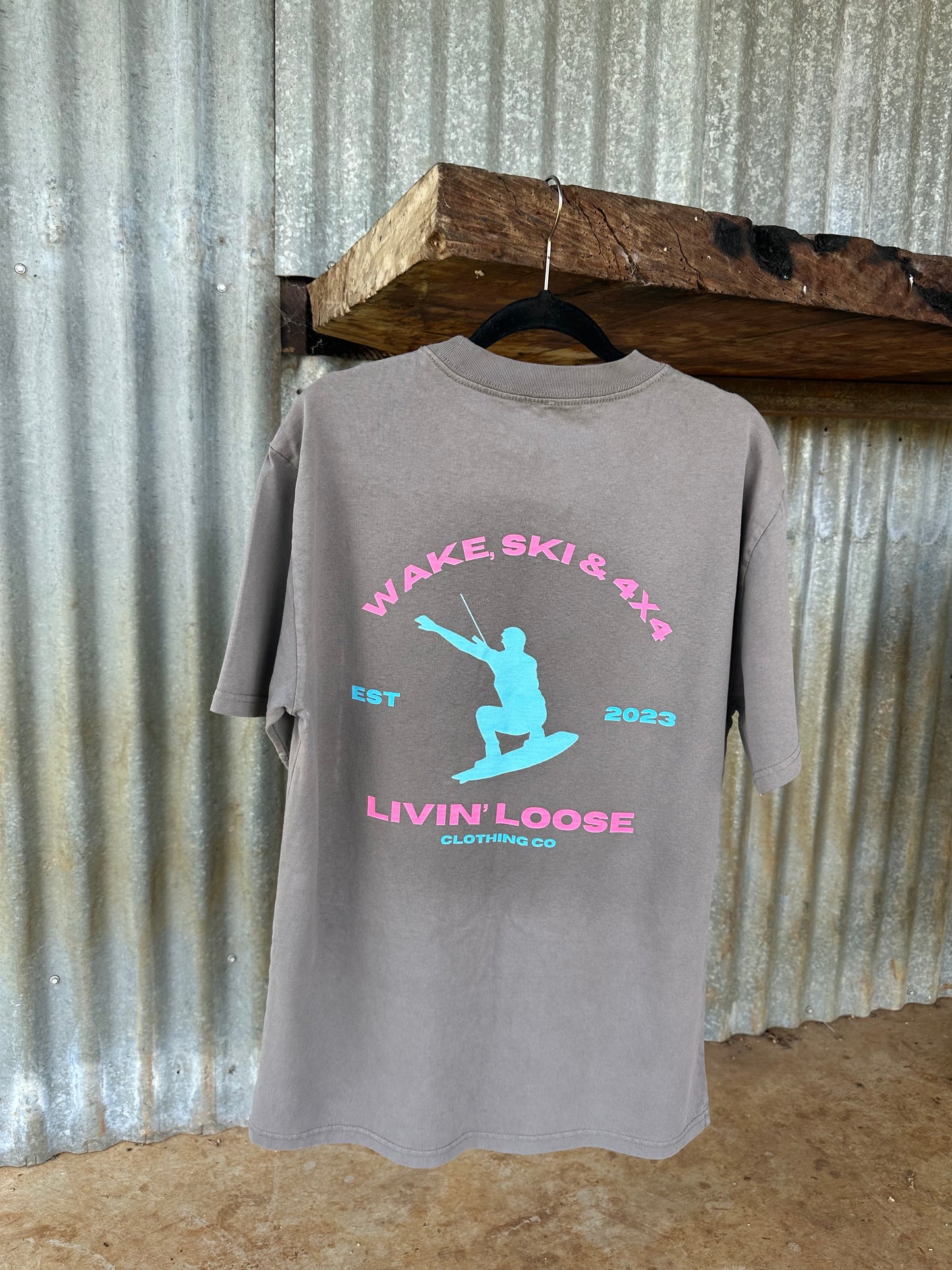Wake, Ski & 4X4 Heavy Tee