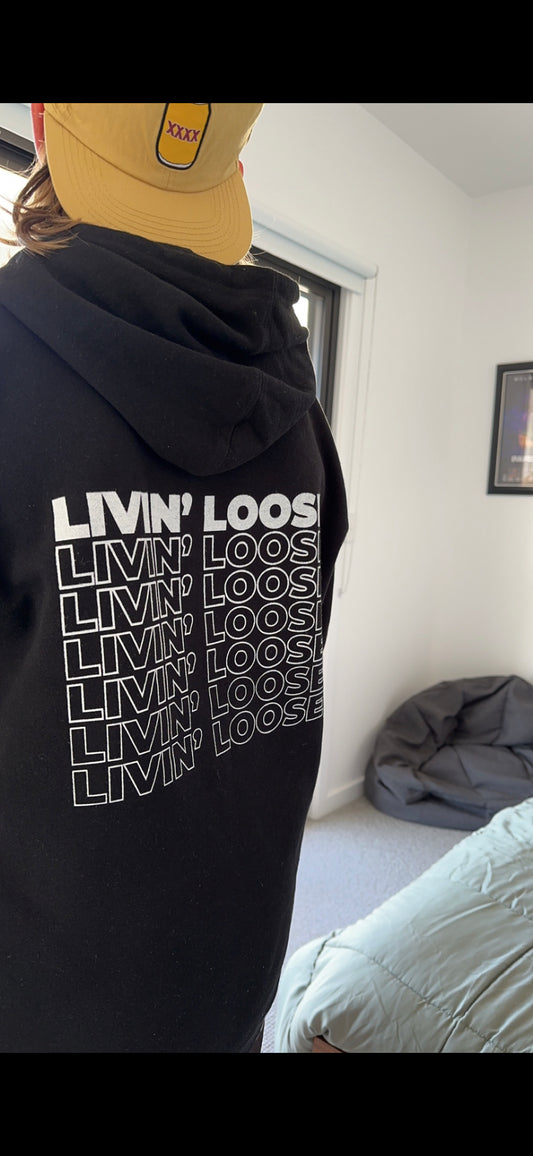 LIVIN' LOOSE FINELINE HOODIE