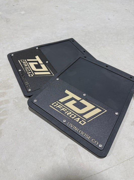 CUSTOM STAINLESS STEEL MUDFLAPS ( PAIR )